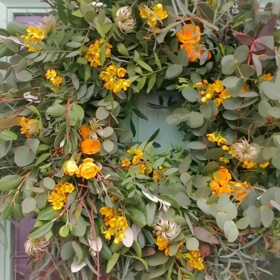 Spring Door Wreath