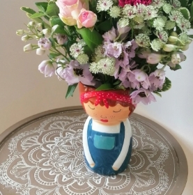 Libby Vase with Florists Choice Posy